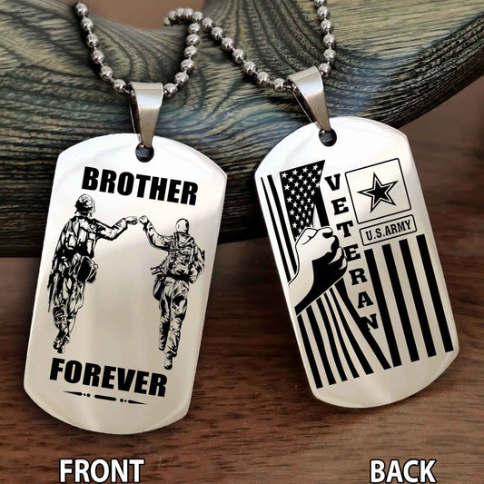 Soldier Personalized Double Sided Dog Tag-Army Veteran