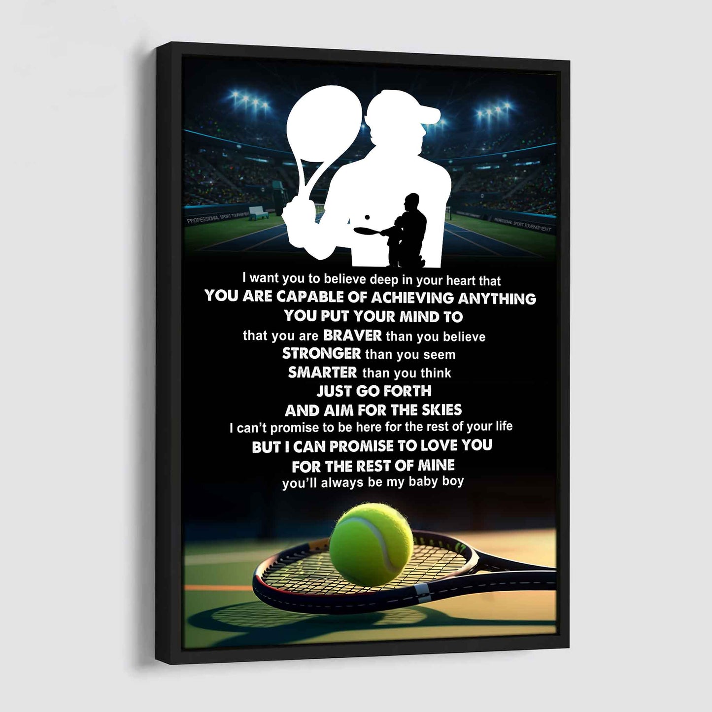 Poster Canvas To My Son You Put Your Mind To That You Are Braver Gift From Dad