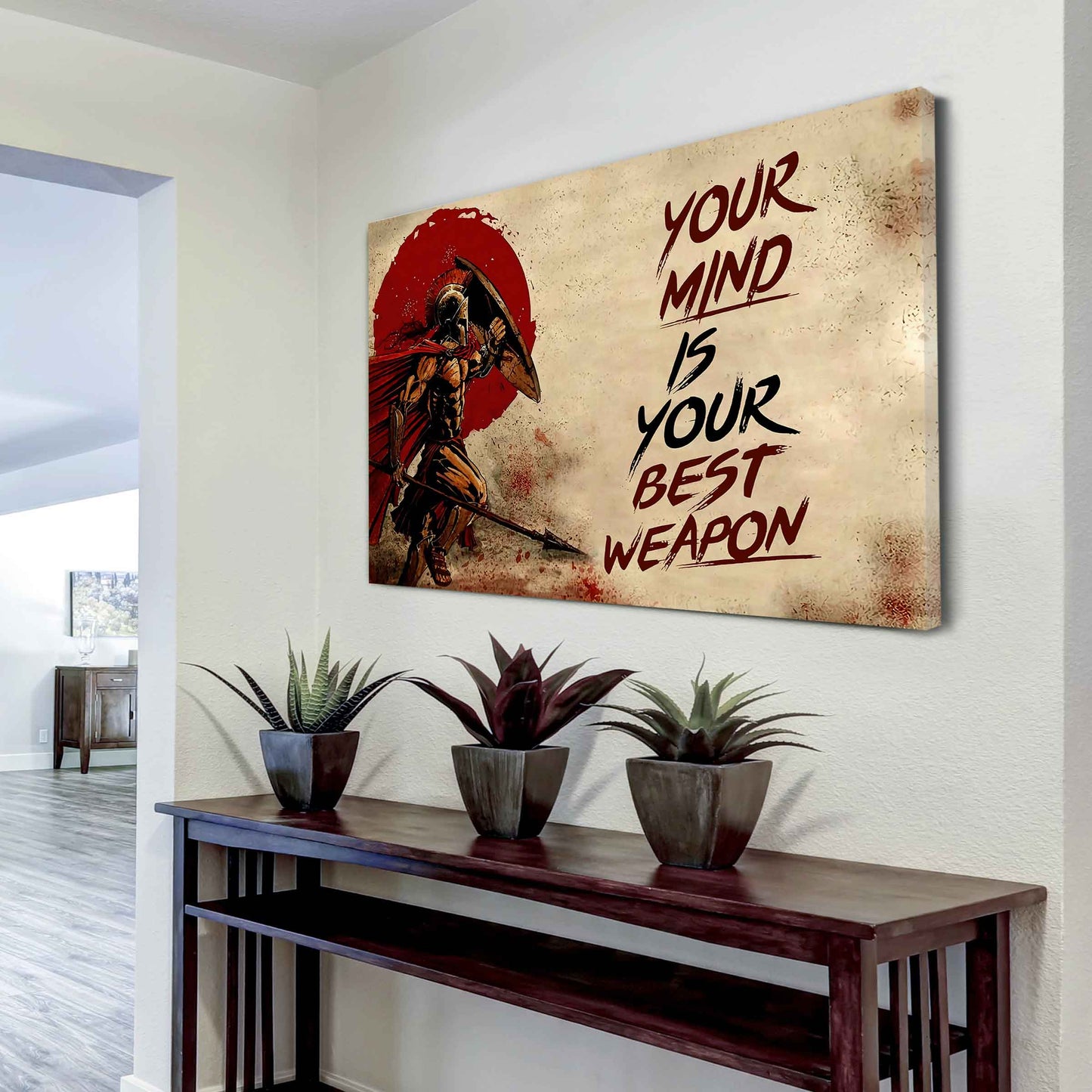 Soldier Poster Canvas Your Mind Is Your Best Weapon Best Gift