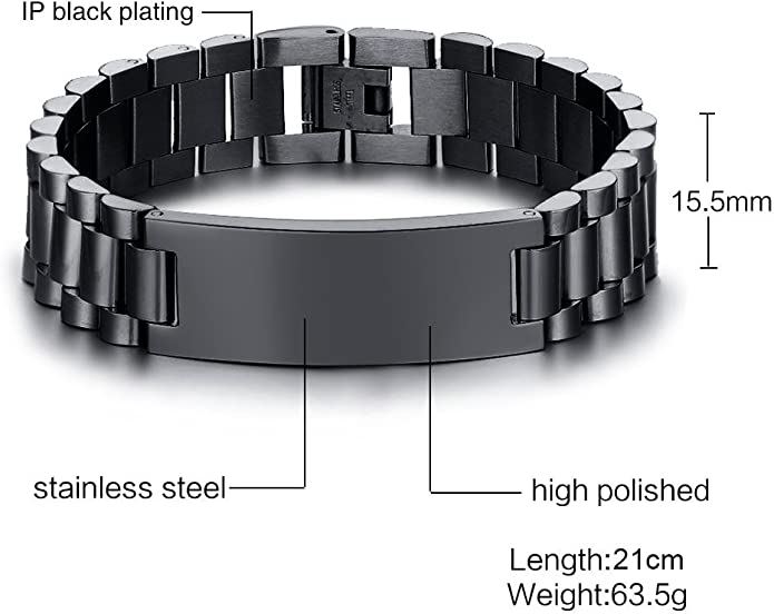 PC Brother Forever Customizable engraved brother bracelet double sided gift from brother, in the darkest hour, When the demons come call on me brother and we will fight them together