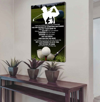 Poster Canvas To My Son You Put Your Mind To That You Are Braver Gift From Dad