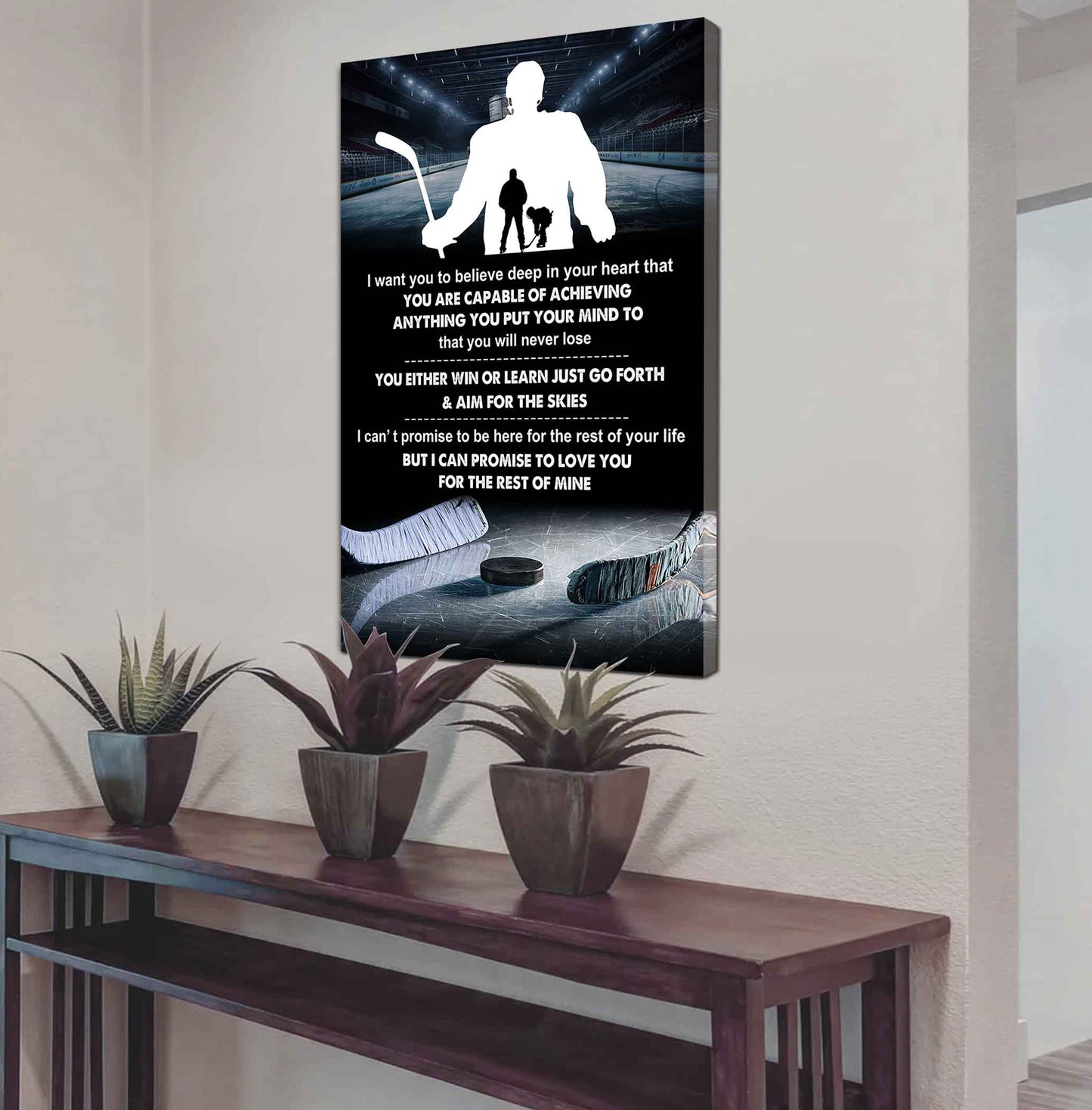 Poster Canvas To My Son You Will Never Lose You Either Win Or Learn - I Love You Gift From Dad