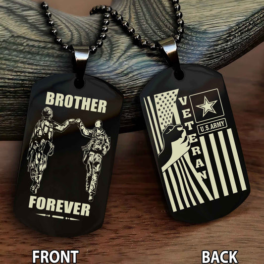 Soldier Personalized Double Sided Dog Tag-Army Veteran
