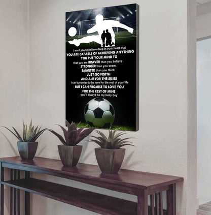 Poster Canvas To My Son You Put Your Mind To That You Are Braver Gift From Dad