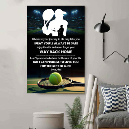 Poster Canvas To My Son Never Forget Your Way Back Home Gift From Dad