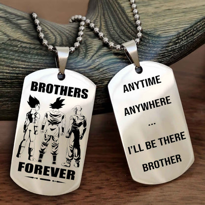 TWD Personalized Double Sided Dog Tag For My Brother - Call On Me Brother And We Will Fight Them Together Gift For Your Friend