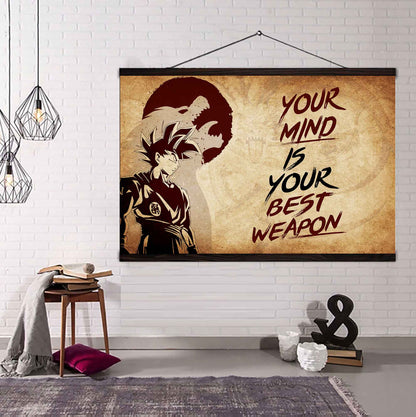 Soldier Poster Canvas Your Mind Is Your Best Weapon Best Gift