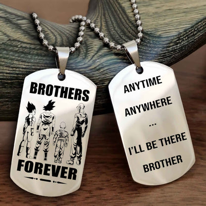 TWD Personalized Double Sided Dog Tag For My Brother - Call On Me Brother And We Will Fight Them Together Gift For Your Friend
