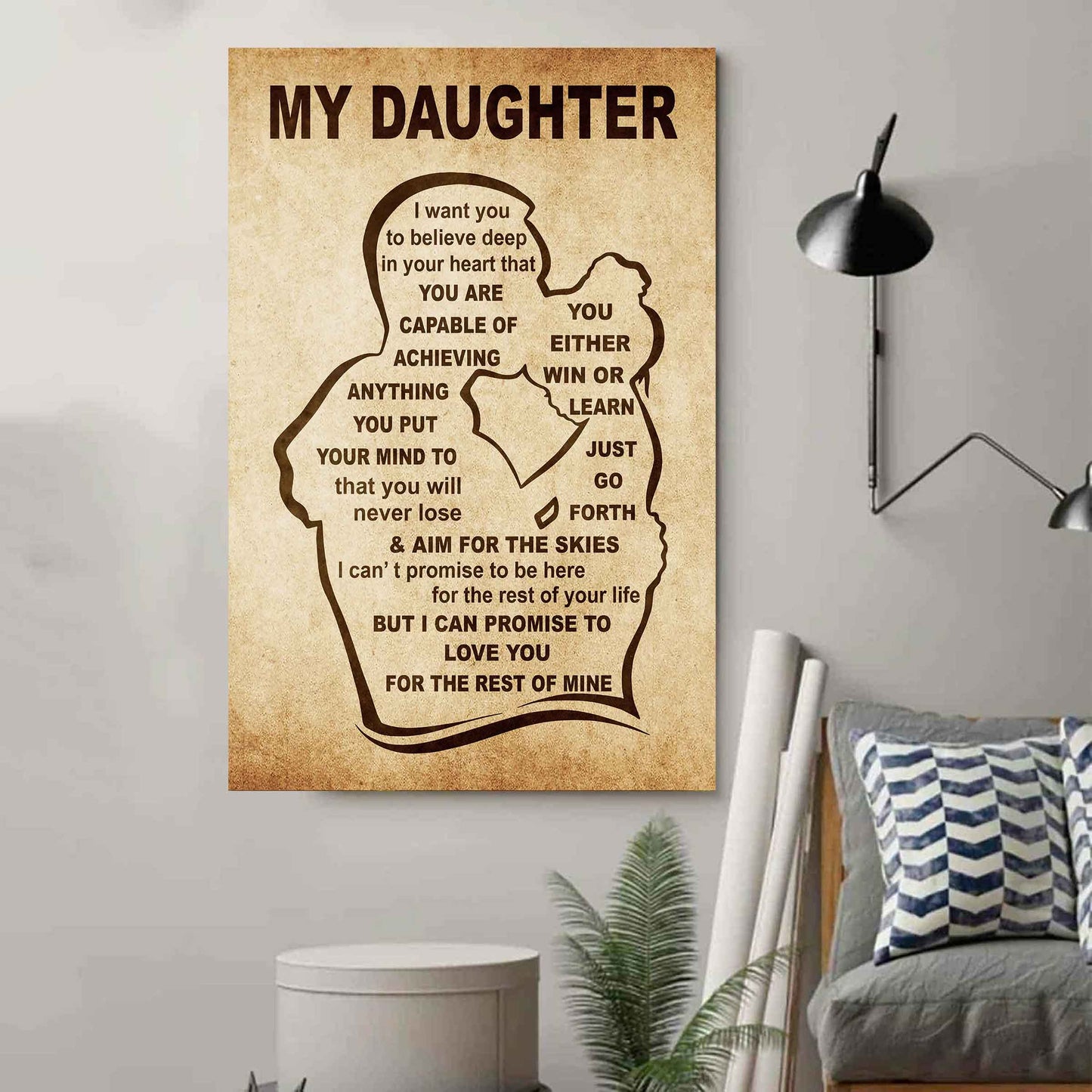 Personalized Family Poster Canvas You Will Never Lose You Either Win Or Learn To My Son Gift From Dad Gift For Your Son