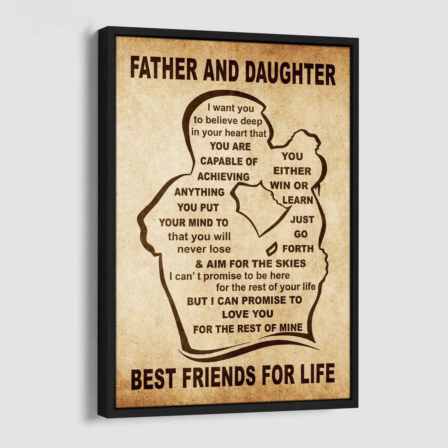 Personalized Family Poster Canvas You Will Never Lose You Either Win Or Learn To My Son Gift From Dad Gift For Your Son