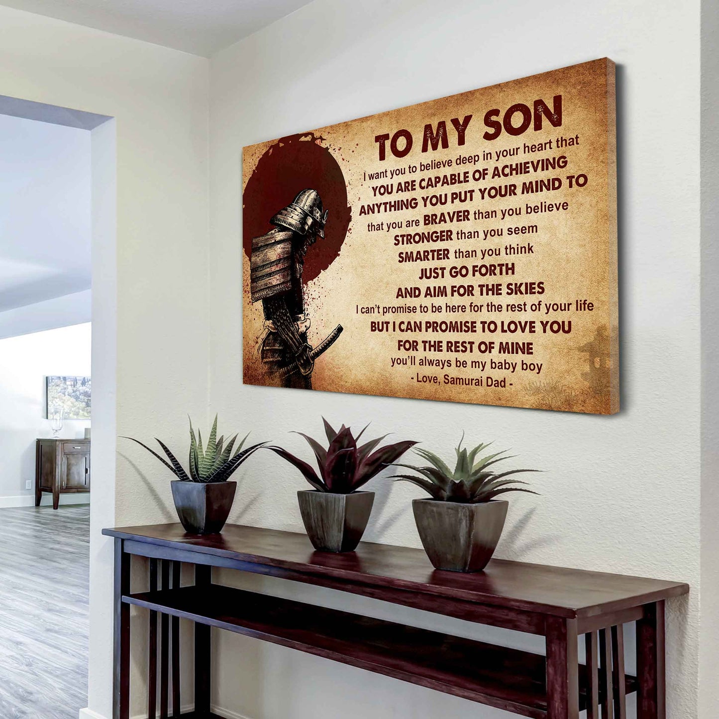 Knight Templar Poster Canvas Just Go Forth And Aim For The Skies From Dad To Son Gift For Your Son