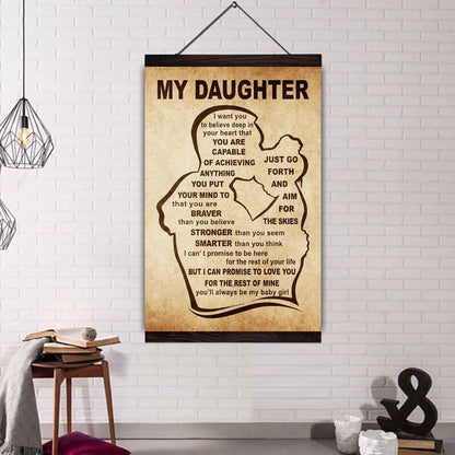 Personalized Family Poster Canvas That You Are Braver Than You Believe To My Son Gift From Dad Gift For Your Son