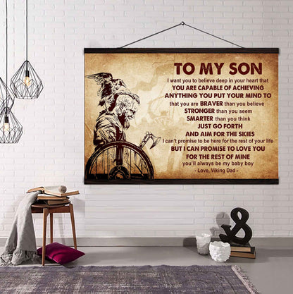 Knight Templar Poster Canvas Just Go Forth And Aim For The Skies From Dad To Son Gift For Your Son