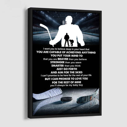 Poster Canvas To My Son You Put Your Mind To That You Are Braver Gift From Dad