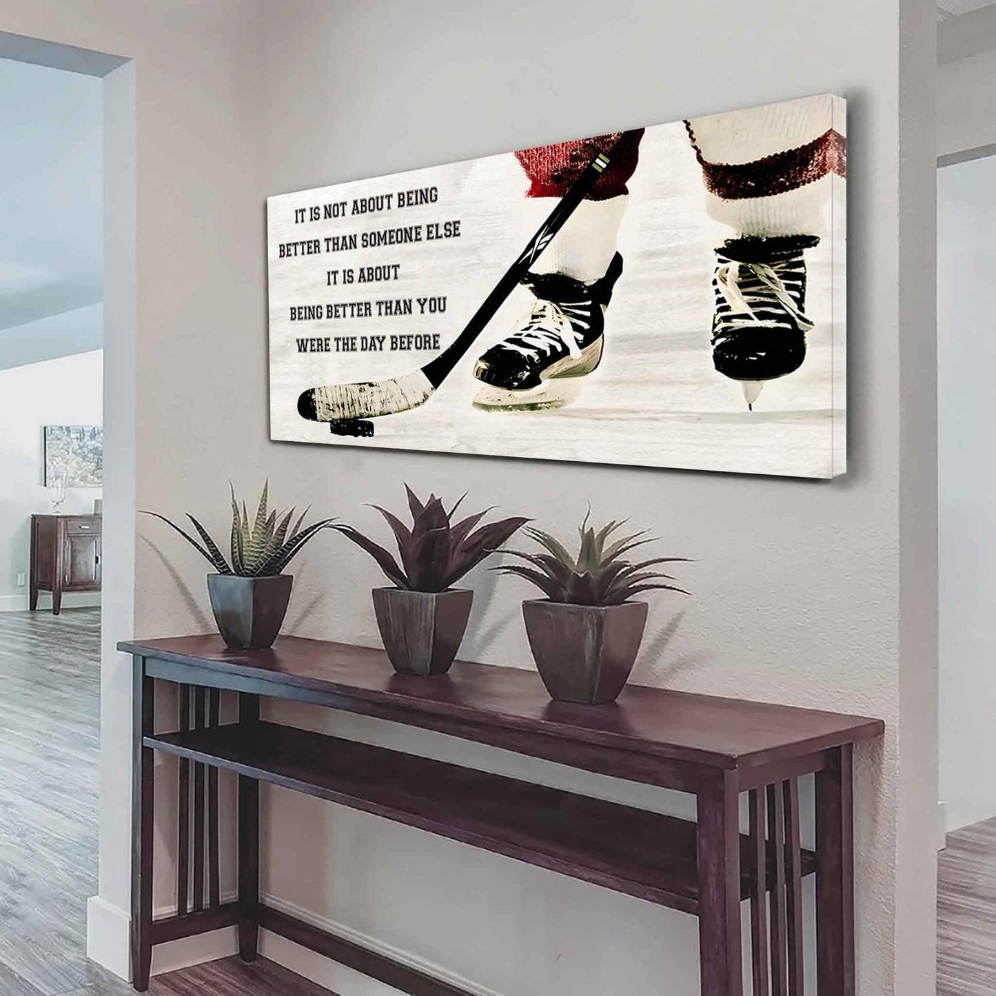 Personalized Basketball Poster Canvas It Is Not About Being Better Than Someone Else It's About Being Better Than You Were The Day Before