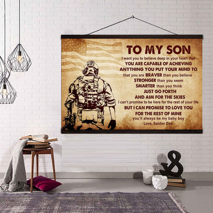 Knight Templar Poster Canvas Just Go Forth And Aim For The Skies From Dad To Son Gift For Your Son