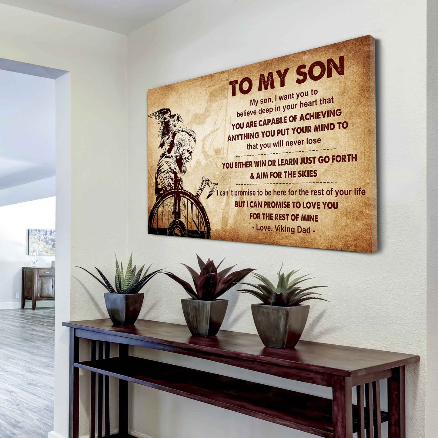 Knight Templar Poster Canvas You Will Never Lose You Either Win Or Learn From Dad To Son