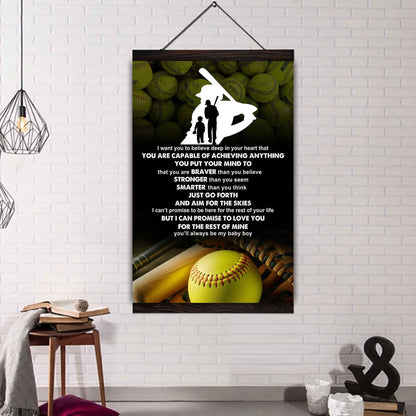 Poster Canvas To My Son You Put Your Mind To That You Are Braver Gift From Dad