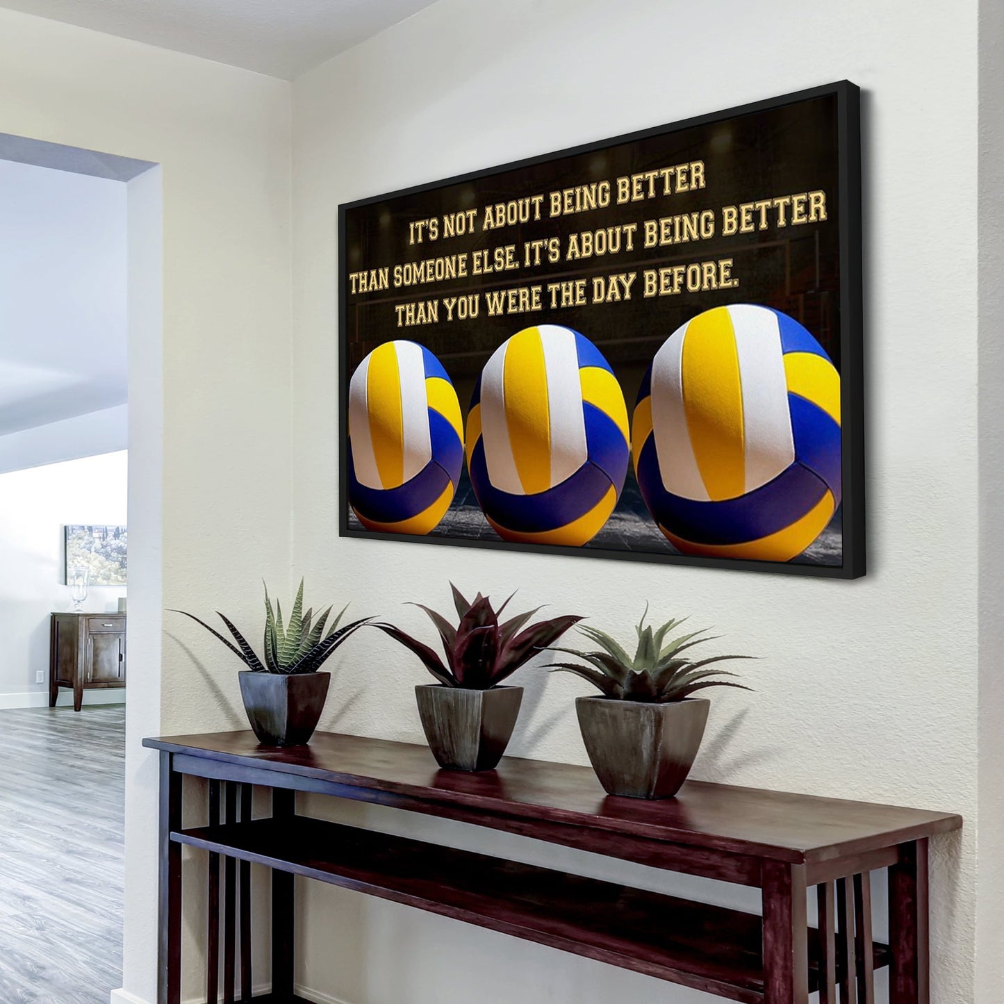 Racing customizable poster canvas - It is not about better than someone else, It is about being better than you were the day before