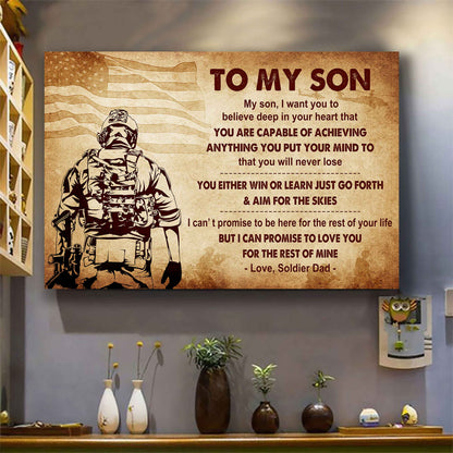 Knight Templar Poster Canvas You Will Never Lose You Either Win Or Learn From Dad To Son