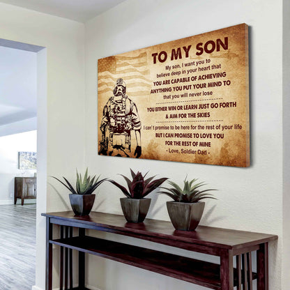 Knight Templar Poster Canvas You Will Never Lose You Either Win Or Learn From Dad To Son