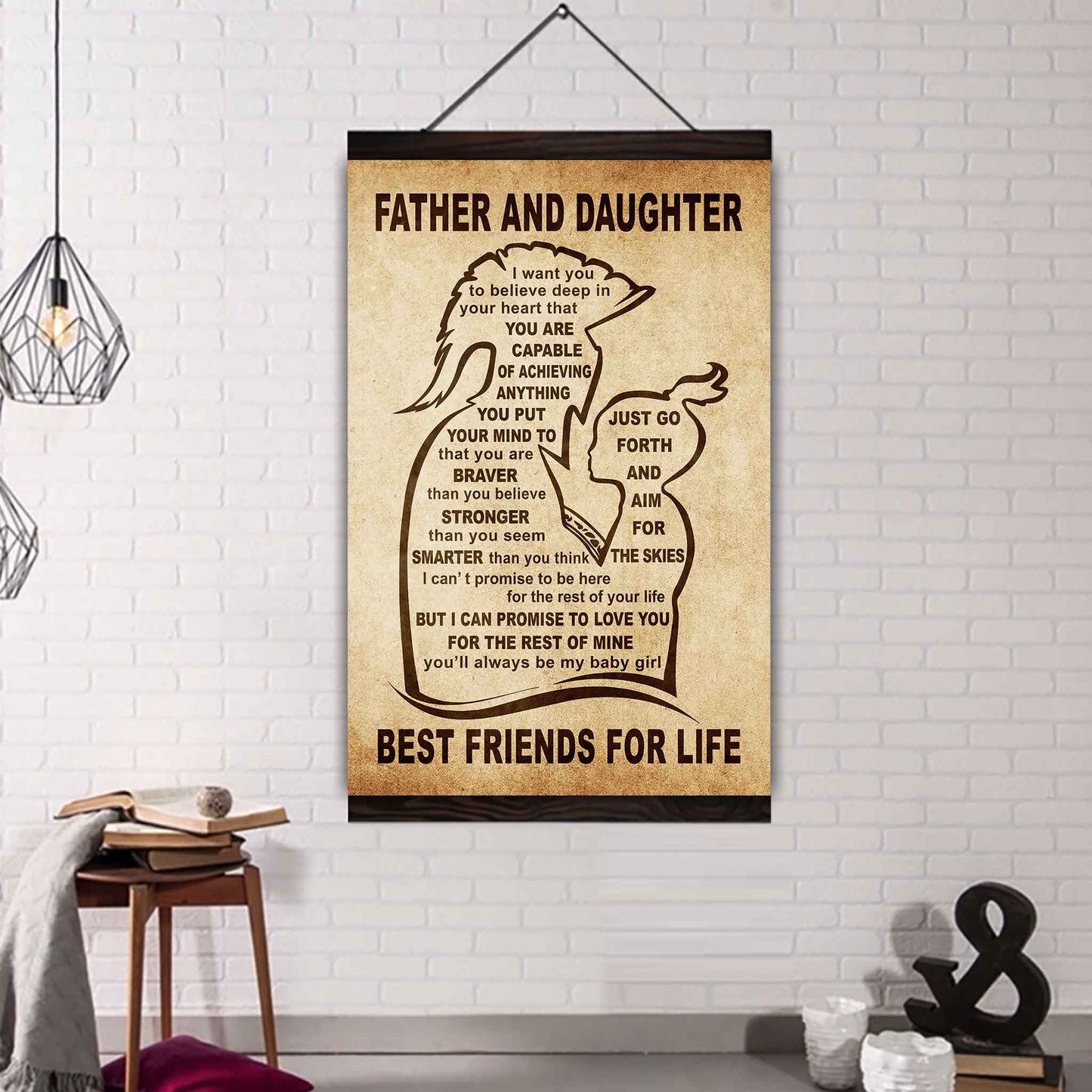 Personalized Family Poster Canvas That You Are Braver Than You Believe To My Son Gift From Dad Gift For Your Son
