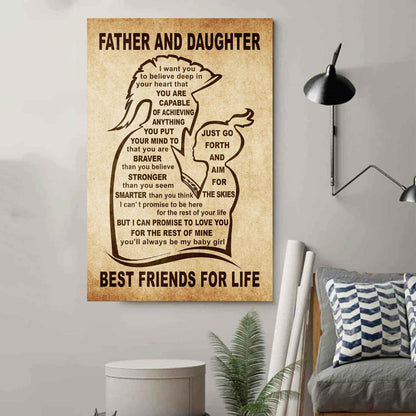 Personalized Family Poster Canvas That You Are Braver Than You Believe To My Son Gift From Dad Gift For Your Son