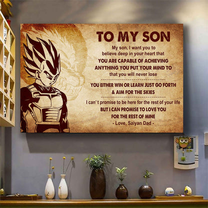 New Version Warrior Poster Canvas You Will Never Lose You Either Win Or Learn From Dad To Son