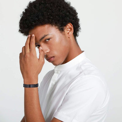 Samurai customizable engraved brother bracelet double sided gift from brother, brother forever, in the darkest hour, When the demons come call on me brother and we will fight them together